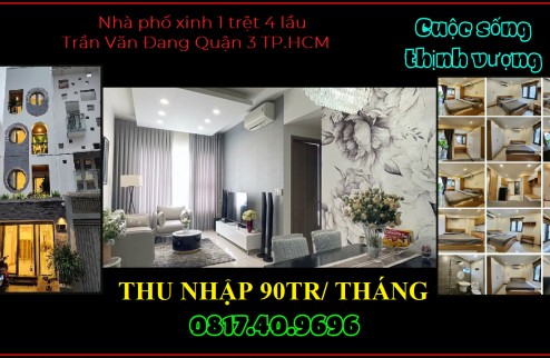 Sở hữu nhà phố đại rẻ có thu nhập 90tr/ tháng trung tâm Quận 3 TP.HCM